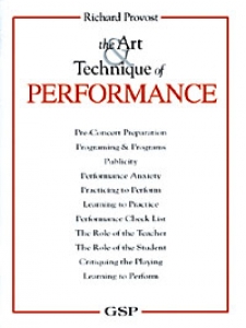 Art & Technique Of Performance