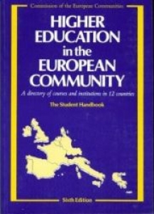 Higher Education In The European Community: Student Hdbk.