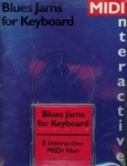 Midi Interactive Blues Jams For Keyboard (book and disk)