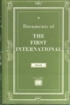 Documents Of The First International Vol 1